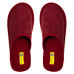 Women's Home slippers ROXY, Burgundy flowers