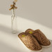 Women's Home slippers ROXY, LeopardPrint Beige