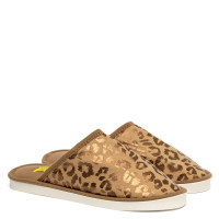 Papuci de casă ROXY, LeopardPrint Bej