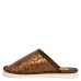 Women's Home slippers ROXY, Leopard Print Light Brown