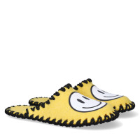Papuci de casa Fetru Smile Copii, Galben Papuci de casa Fetru Smile Copii, Galben