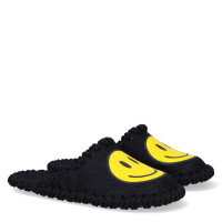 Papuci de casa Fetru Smile Copii, Negru Papuci de casa Fetru Smile Copii, Negru