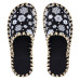 Papuci de casa Fetru Snowflake, Negru/Bej