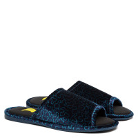Papuci de casă SUMMER Velour, Albastru