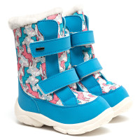 Cizme de iarnă ALASKA pentru Copii, Azuriu Pony Cizme de iarnă ALASKA pentru Copii, Azuriu Pony