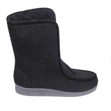 Women's Hith Sidboots with clasp, Black