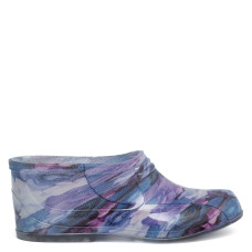 Women's Galoshes with print, Purple flowers