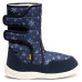 Cizme de iarnă AURORA Print, Navy Fulgi