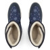 Cizme de iarnă AURORA Print, Navy Fulgi