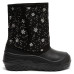 Kid's Boots JUMPER, Black Snowflakes