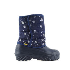 Kid's Boots JUMPER, Navy Snowflakes
