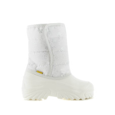 Kid's Boots JUMPER, White Snowflakes
