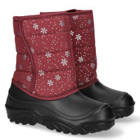 Cizme de iarnă Jumper pentru Copii, Bordo Fulgi Cizme de iarnă Jumper pentru Copii, Bordo Fulgi
