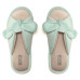 Papuci de casă BUNNY, Mint/Bej