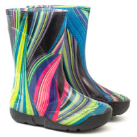 Cizme de cauciuc Color pentru Copii, Curcubeu Cizme de cauciuc Color pentru Copii, Curcubeu