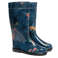 Cizme de cauciuc Lungi COLOR pentru Femei, Blugi cu flori Cizme de cauciuc Lungi COLOR pentru Femei, Blugi cu flori