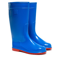 Cizme de cauciuc Lungi VIVID, Albastru/Rosu