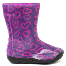 Cizme PVC Copii NEO, Hearts