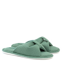 Papuci de casa MAYA, Verde