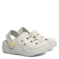 Saboti Copii Crocolino, Alb Ecru Saboti Copii Crocolino, Alb Ecru