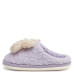 Home slippers PLUSH, Lavender