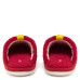 Home slippers SMILE, Red