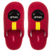 Home slippers SMILE, Red